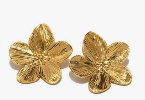 Bloemen oorbellen-set