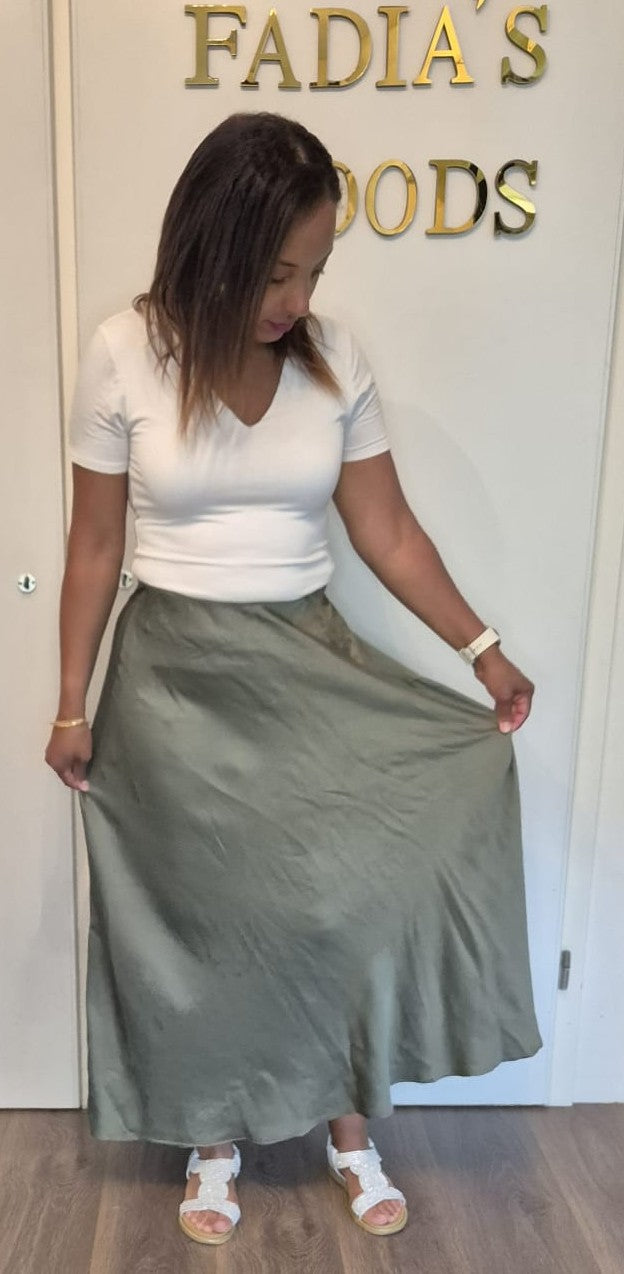 Gina Satijnenlook Rok