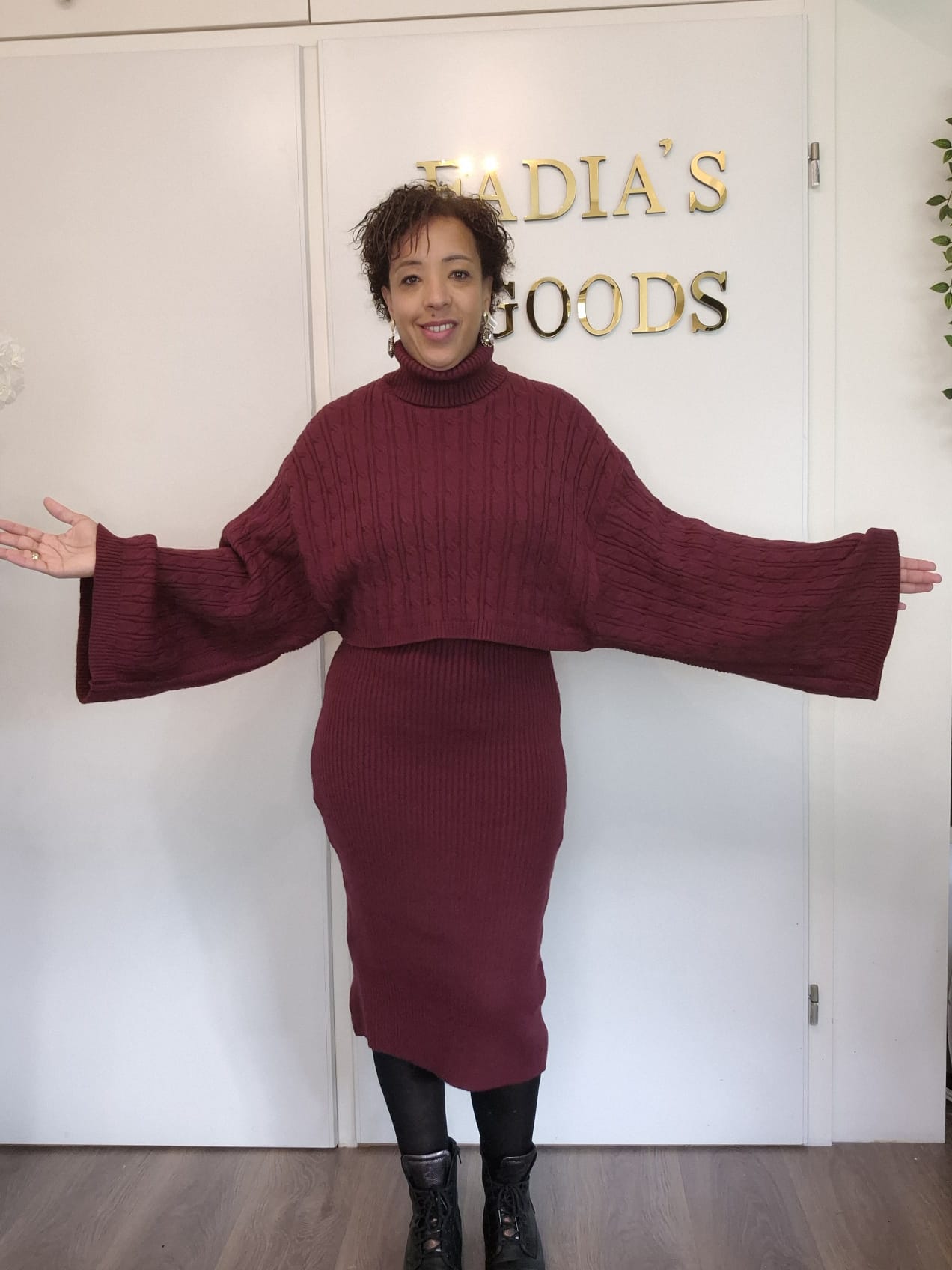 Mira- Tweedelige Winterjurk