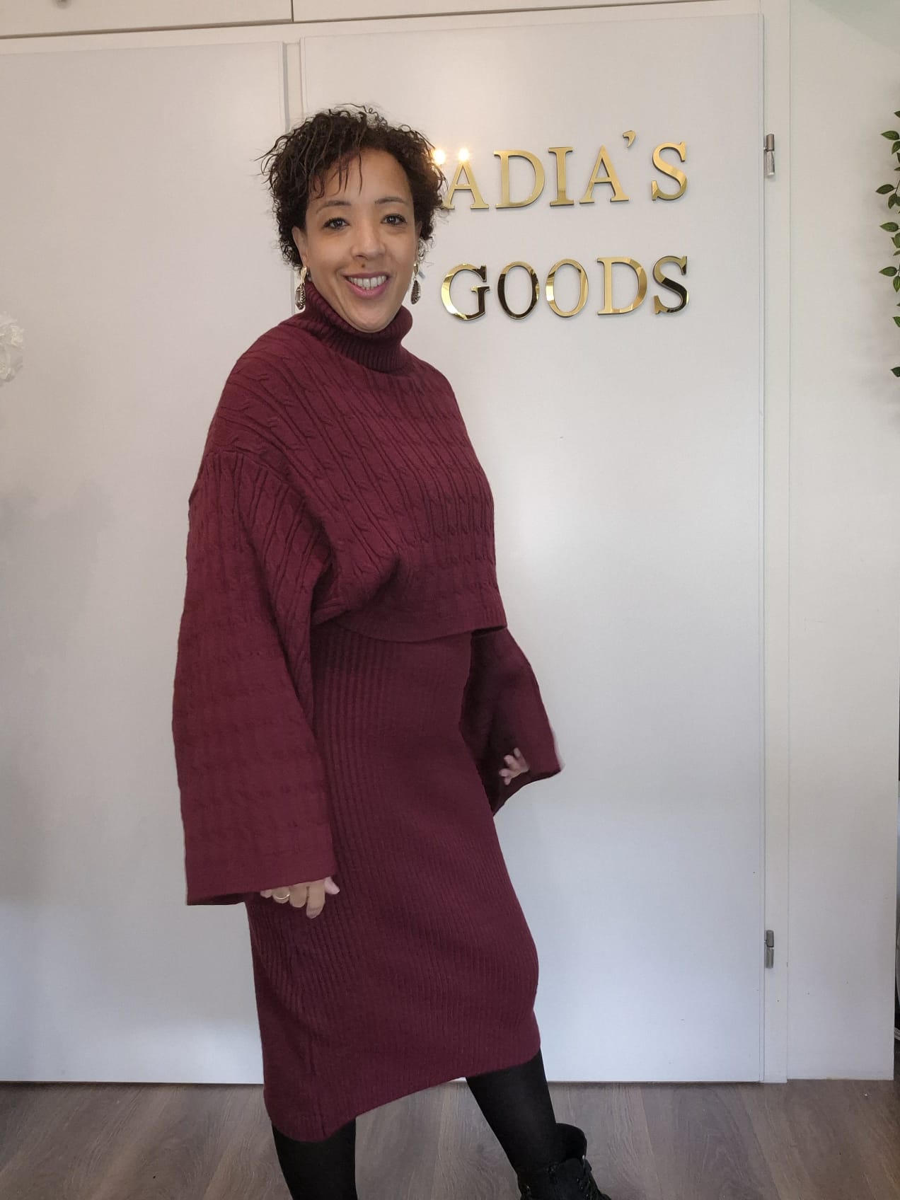 Mira- Tweedelige Winterjurk