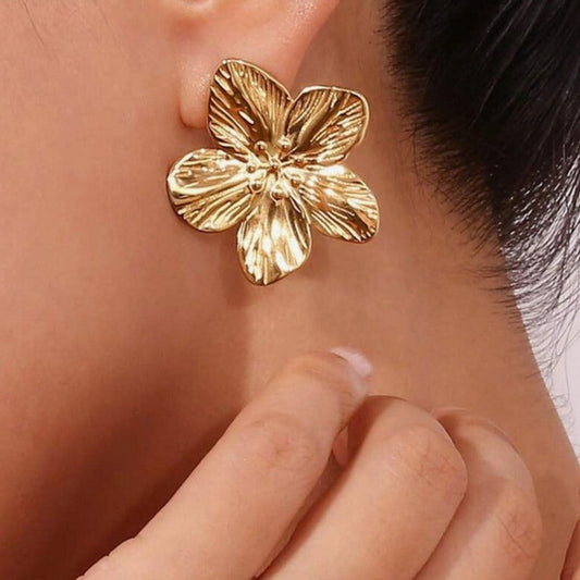 Bloemen oorbellen-set