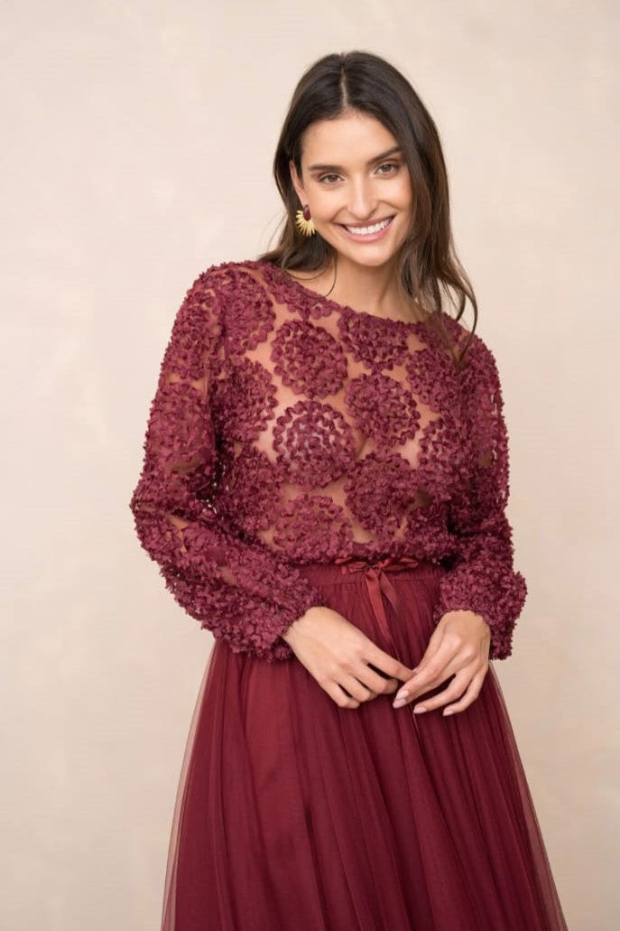 Rosette blouse