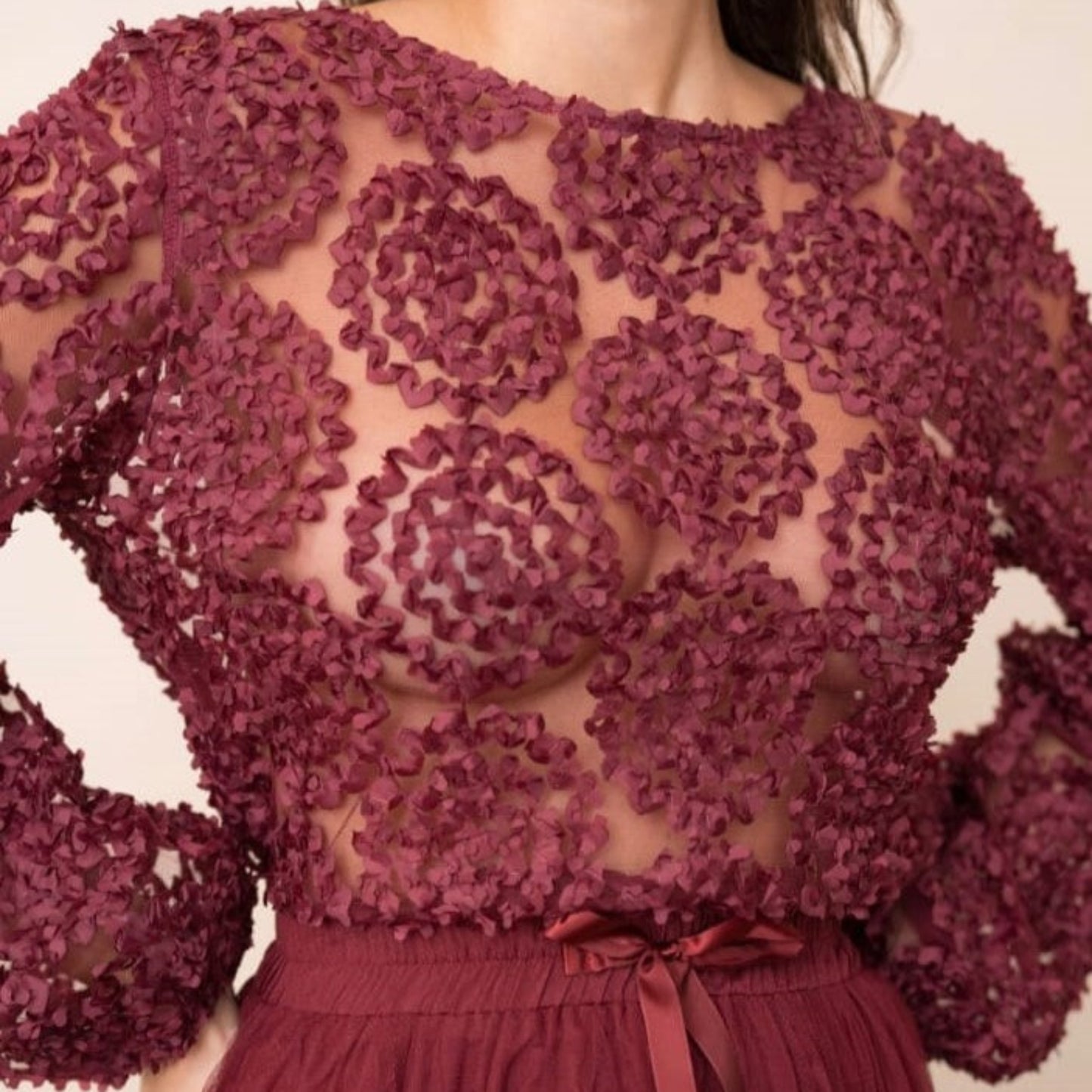 Rosette blouse